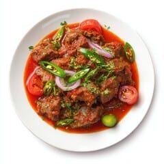 E12 Kadhai Lamb.