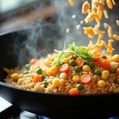C3 veg Street Style Garlic Fried Rice.