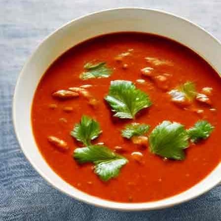 S5 Tomato Cilantro Soup.
