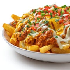 K2 Loaded Fries Chicken.