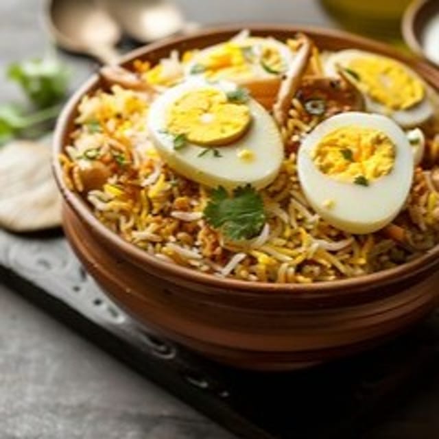 R4 Egg Dum Biryani.