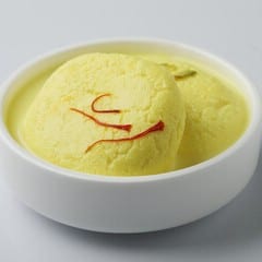 D2 Saffron milk Dumpling(Rasmalai).